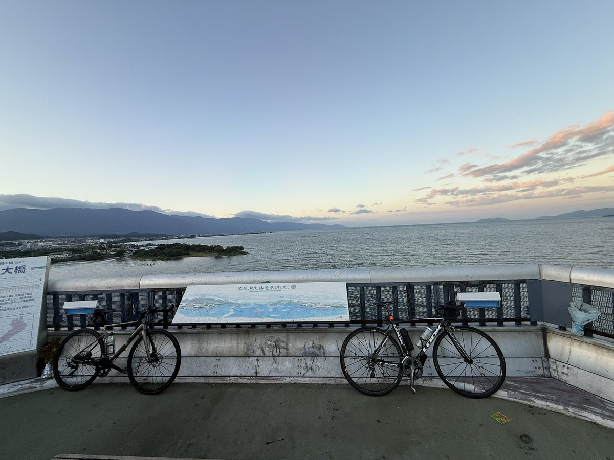Jiro0912's tweet photo. ビワイチ完了 https://t.co/dtiisd7euP