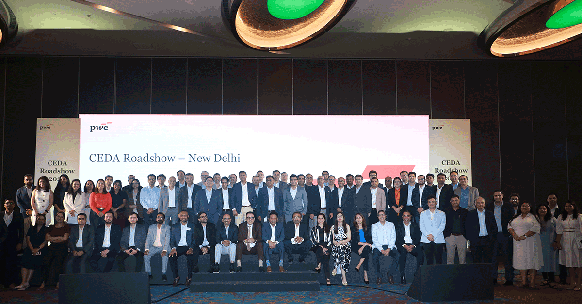 PwC_IN's tweet photo. Our CEDA Roadshow in New Delhi brought together 100+ partners, clients and industry leaders to discuss what’s next for enterprises. The takeaway was clear – opportunity lies in how technology is changing the way businesses operate, compete and create value.

#CEDA #AI #CGO https://t.co/YCyop4KnlA