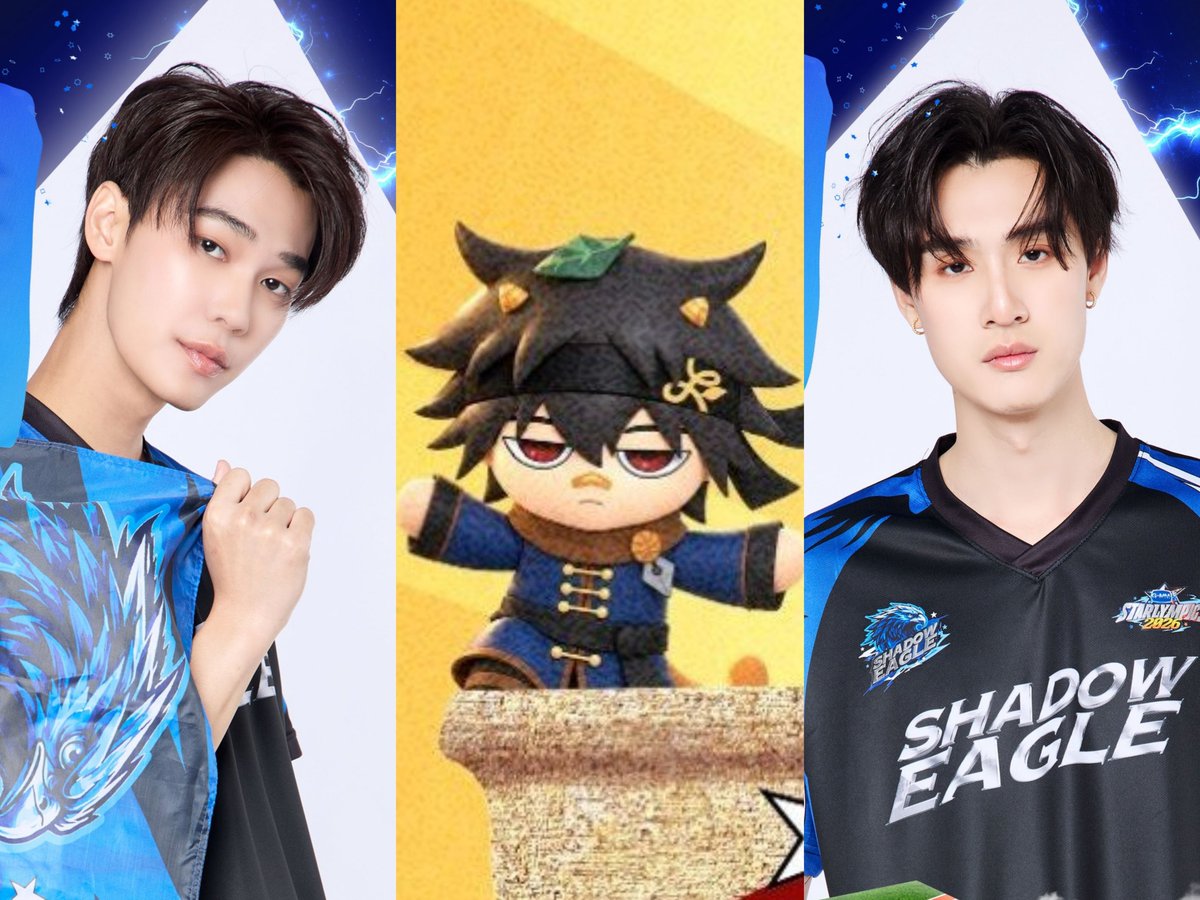 meepangg's tweet photo. ครอบครัวดิวธีเร็นจินพร้อมแล้วค้าบ ปีนี้สีดำมาเอาแชมป์แน่นอน🦊🐰🥷🍃

#GMMTVStarlympics2026
#dewtee #RENJIN https://t.co/GeFz76Z0LO