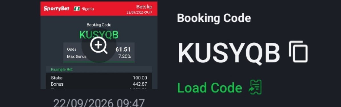 ikompunt's tweet photo. Tuesday Delivery
KUSYQB
61.51 Odds
Best Of Luck 🔞🔞 https://t.co/SSX4xILn0G
