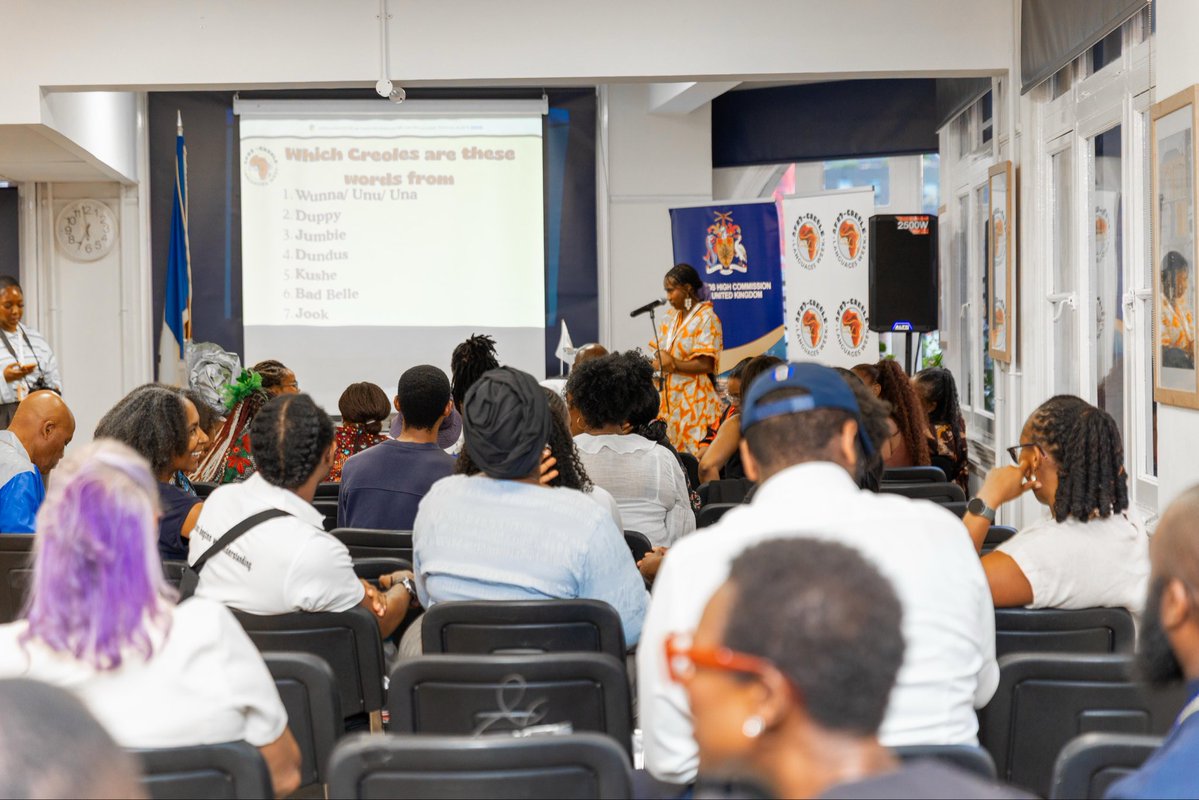 fufuisonme's tweet photo. We were honoured to celebrate the inaugural Afro Creole Languages Week at the Barbados High Commission in London! 🌍x🇧🇧

A special thank you High Commissioner Edmund Hinkson, S.C. for hosting us as Barbados continues to lead the way in Pan-Africanism &amp; reparatory justice. 🖤 https://t.co/2Cwvi05JgO