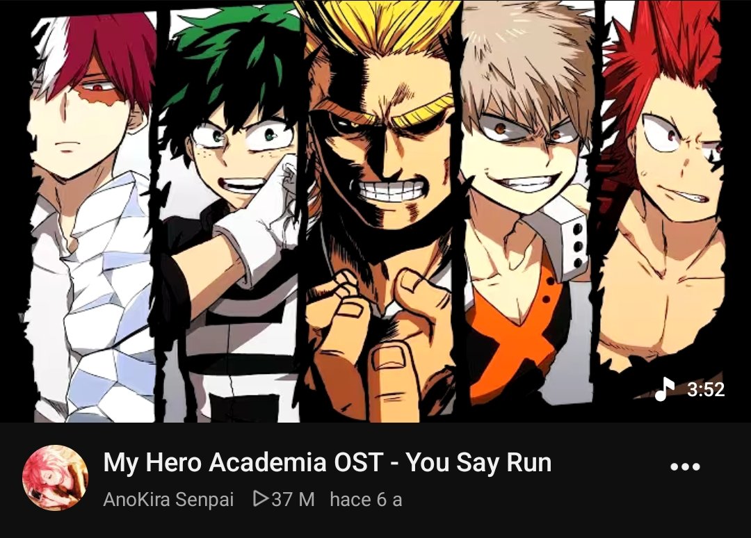 MHA_Confession's tweet photo. ""You Say Run" is probably THE best Superhero theme to ever exist" https://t.co/MFJbWUfwzD