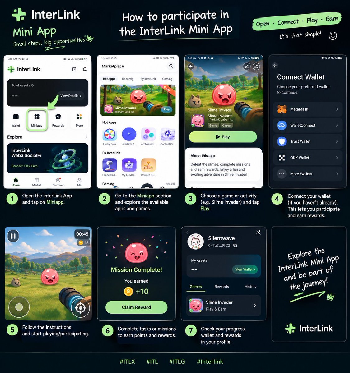 iam_taliban's tweet photo. Fun way to Link

How to get started with Slime Invader:
1️⃣ Open InterLink → Mini App
2️⃣ Go to Hot Apps
3️⃣ Find Slime Invader
4️⃣ Tap Play and follow the game instructions

Simple-Fast-Easy.

#ITLX #ITL #ITLG #Interlink https://t.co/lSaxbdMEbX