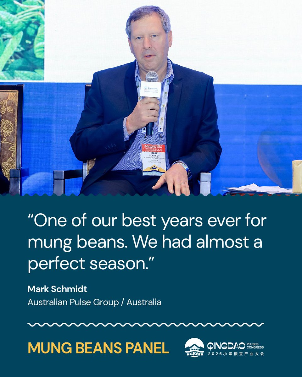 GlobalPulsesGPC's tweet photo. At the Qingdao Pulses Congress, industry leaders shared their perspectives on the mung bean market, China’s growing role in global trade, supply dynamics, pricing and demand.

GPC members can access the full recording
https://t.co/ssnPEzstYA

https://t.co/zuPlpw3oWA

#GPC #Pulses https://t.co/Px578mZdPK