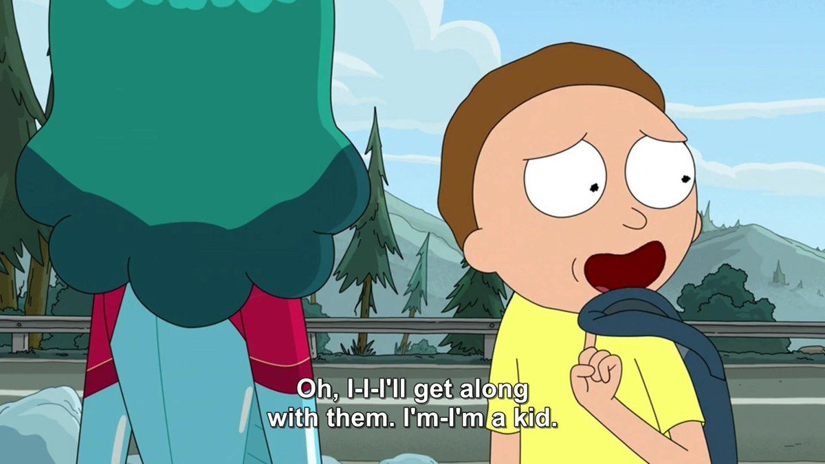 noskisasan's tweet photo. Morty please stop pedobaiting strangers https://t.co/VixgPSv4JP