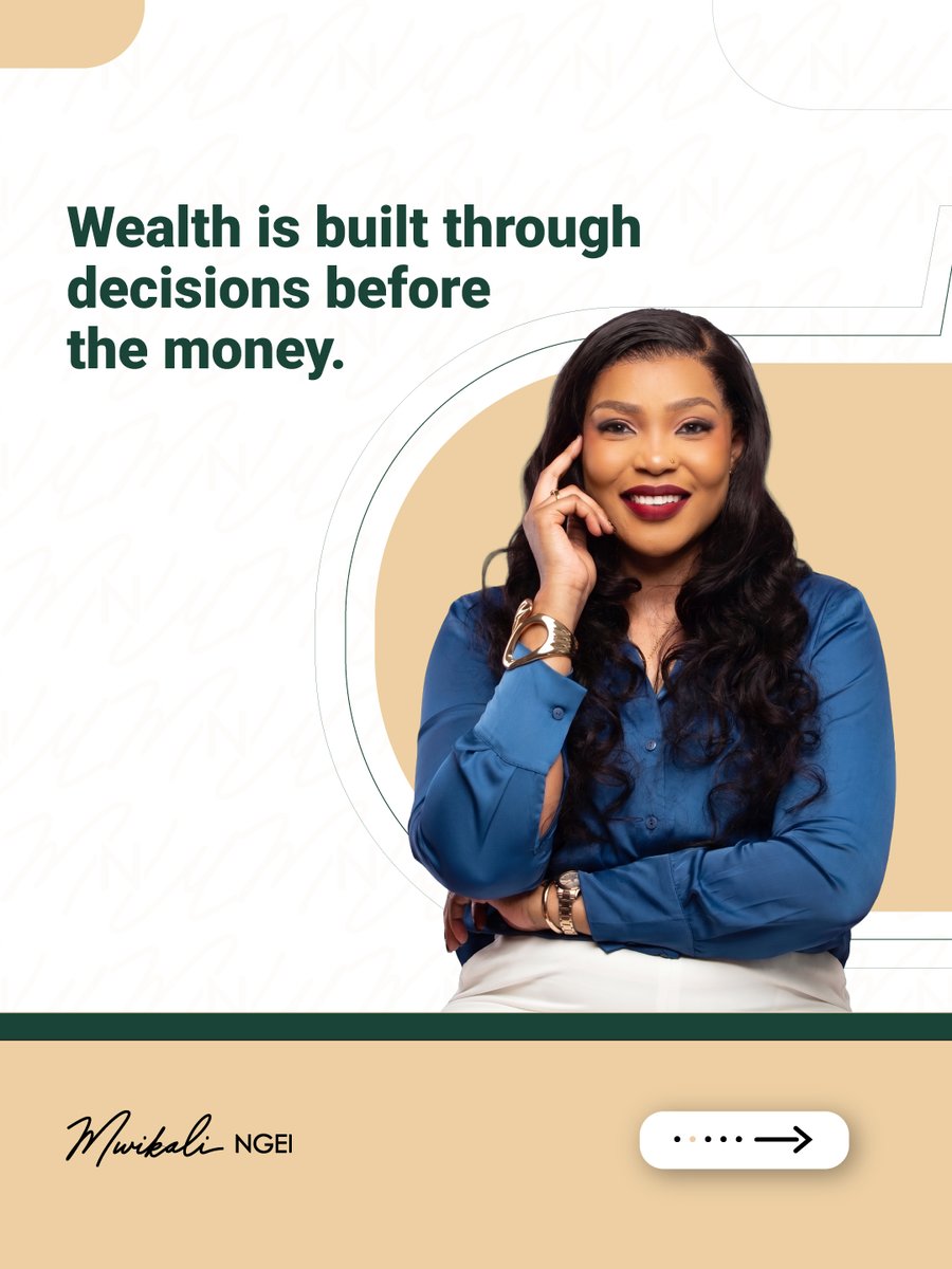 tinahngei's tweet photo. In reality, wealth starts with the decisions that you make, the habits that are repeated, the mindset you develop, and the strategy one chooses to follow consistently.

Financial coaching doesn't tell you where to invest it helps you understand how to make financial decisions th https://t.co/GHHbJz9biP