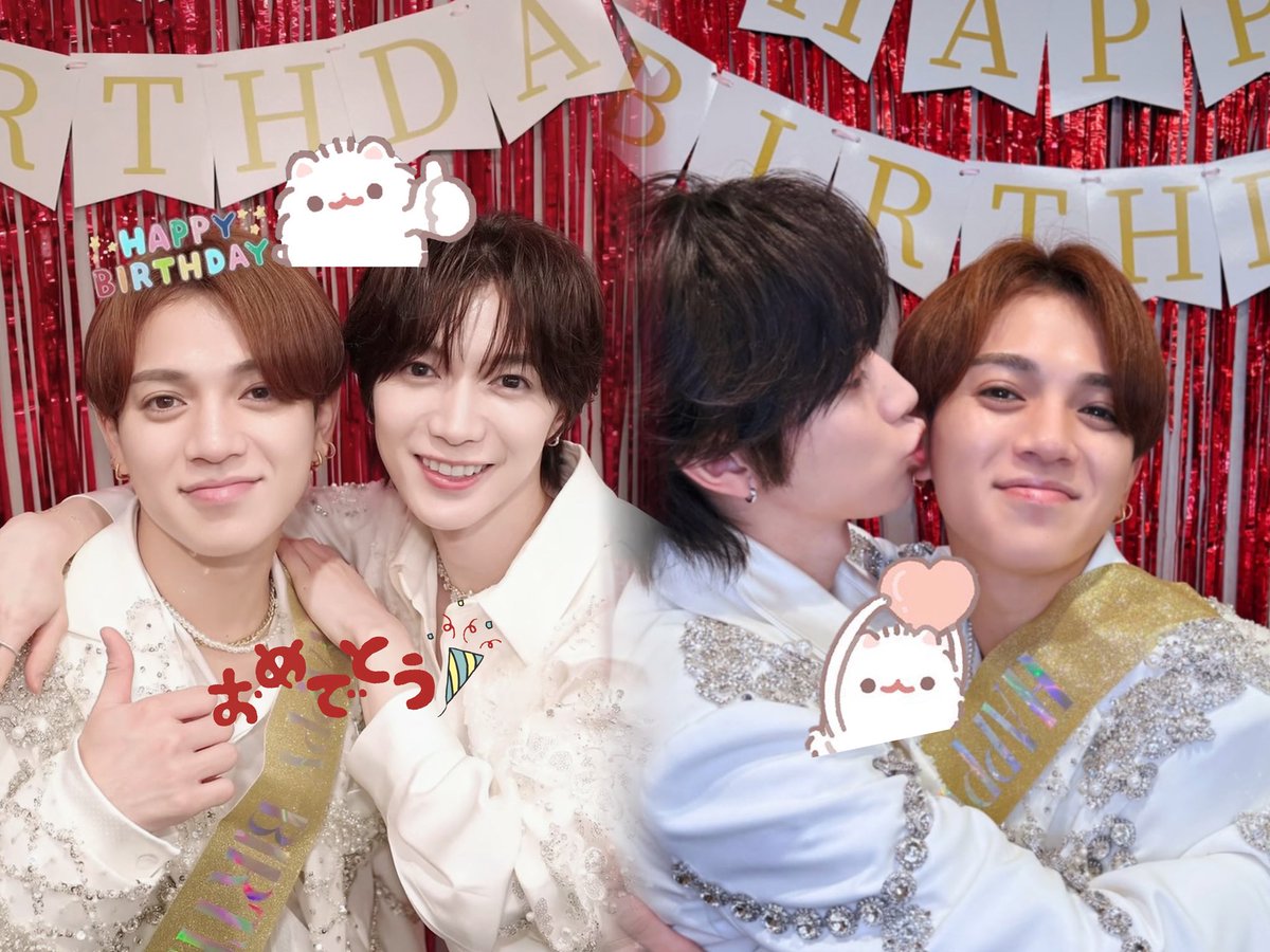 _meloshime's tweet photo. ちゃかさん29歳おめでとう( ᐪ ᐪ )♡最近かわいいしめちか絡みいっぱい見れてしあわせだよ😿💕🎶これからもしめちかカップルたくさん拝めますように💫🥀宮近担の子たちもおめでとう꒰՞⸝⸝⊃ ·̫ <՞꒱♥️かわいい生誕いっぱいでちゃかさん嬉しいだろうな〜〜😻🎂🌟#Chaka29thBDay https://t.co/NpJXkiHl3k