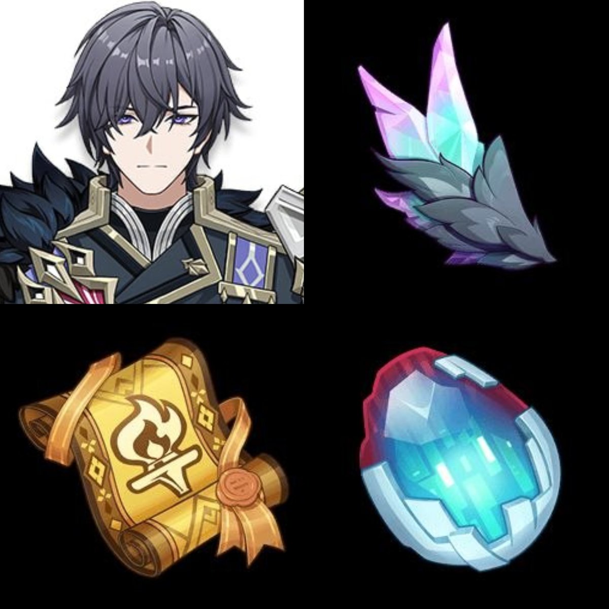 GenshinUniverse's tweet photo. VALERIY MATERIALS

• New Local Specialty
• Severed Tail of the Sky-Roamer
• Philosophies of Glory
• Counterfeit Resin

Via Chugou 

#GenshinImpact https://t.co/3tGsLtJCQK