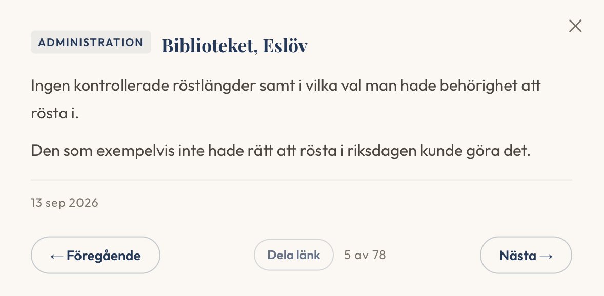 normbrytande's tweet photo. "Ingen kontrollerade röstlängder samt i vilka val man hade behörighet"

Herregud. OCH detta är inte det enda vittnesmålet som säger detta. 

Fortsätt gärna rapportera era iakttagelser, det stärker överklagandet och visar att det varit systematiskt. https://t.co/6NdvFJma1M