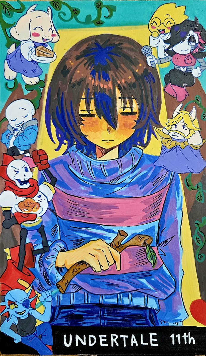 nodaka1010's tweet photo. 1週間遅れました…
おめでとうございます
#undertale11thanniversary https://t.co/zKhHiv9ty6