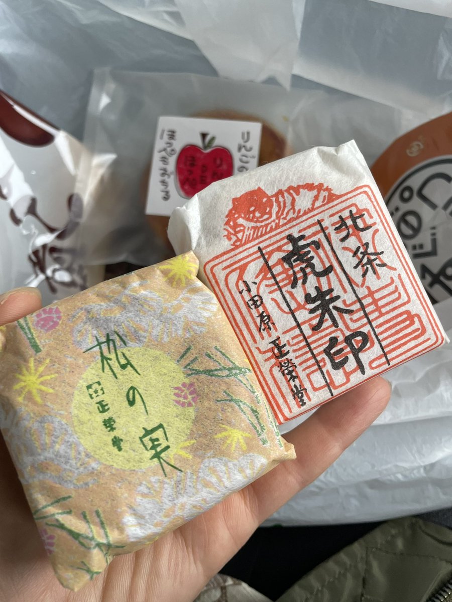 KP_manimani's tweet photo. 旅先で全然情報のない菓子を買うのが好きです https://t.co/lpK3fuP7J9