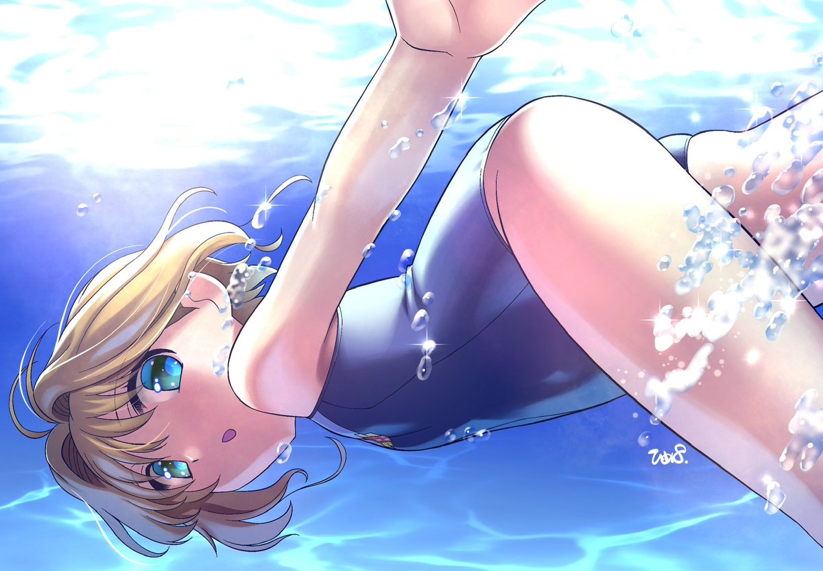 himehachi02's tweet photo. 水中さくらちゃん🌸 https://t.co/1pyju0YHkE