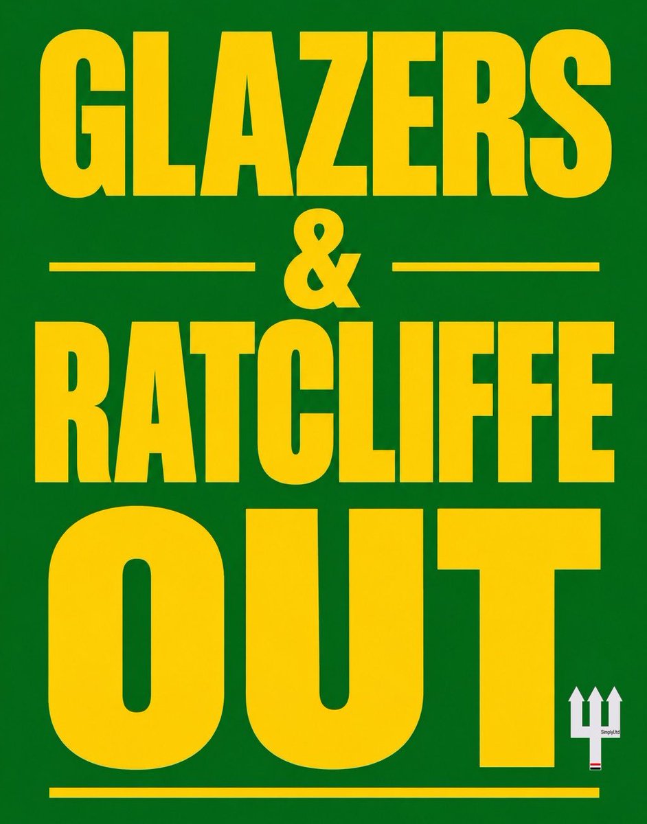 SimplyUtd's tweet photo. 🚨 Glazers &amp; Ratcliffe Out! https://t.co/WbCJxrfOFZ