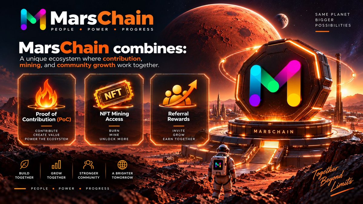 shanto49028's tweet photo. Exploring the MarsChain ecosystem! 🌍
Mining, hashrate, Personal Mining Pools, referrals, NFTs, Crismatch &amp; Oracle — so much to learn! 🔥
Let’s keep learning, contributing &amp; building together! ❤️🚀
#MarsChain #MARS #Web3 @MarsChainDAO https://t.co/1zgmU551U9