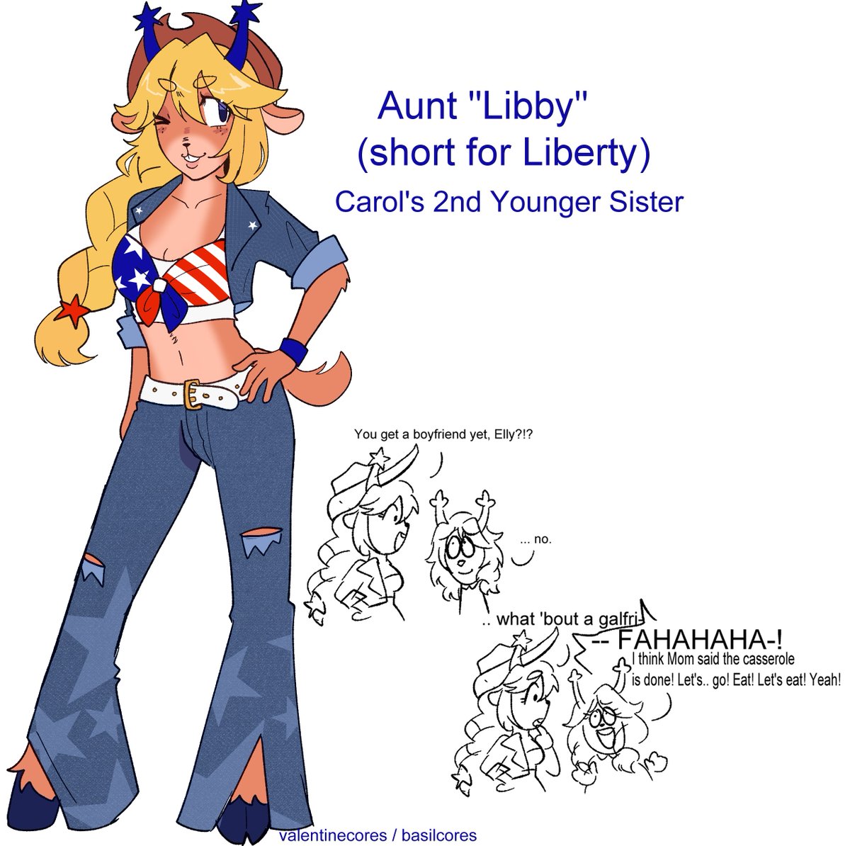 valentinecores's tweet photo. throwing my hat in the ring: auntie liberty holiday #deltarune https://t.co/IOgDVMGFKp