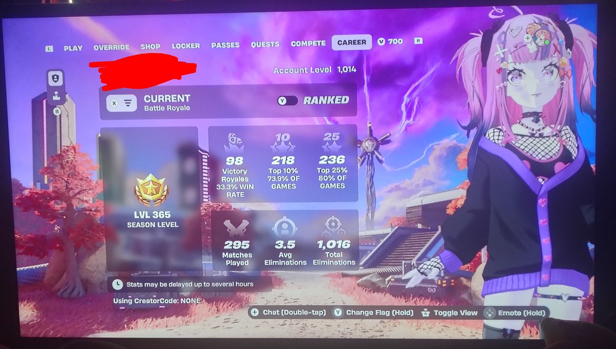 Reshiramfox9's tweet photo. How far I going in fornite https://t.co/4eahqT3oXP