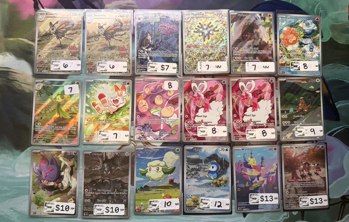 cherring422's tweet photo. 🐺Claim Sale🐺
Add $1 PWE (buyers risk 4 card max) or $6 BMWT
Type card name to claim
Prices on Cards
Venmo/Paypal/Zelle (F&amp;F Only) https://t.co/WtSsB6a6Oj