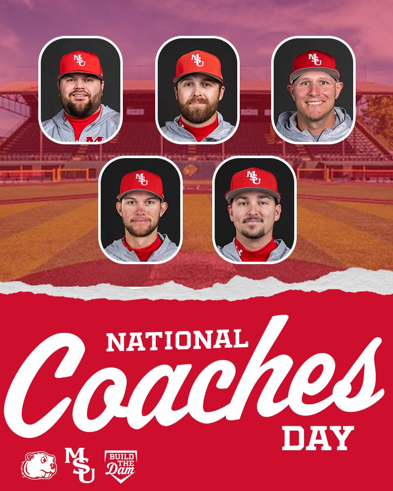 MSUBeaversBASE's tweet photo. The bosses of MSU Beavers baseball! Happy National Coaches Day! #buildthedam #nationalcoachesday https://t.co/NR1H1gRQUw