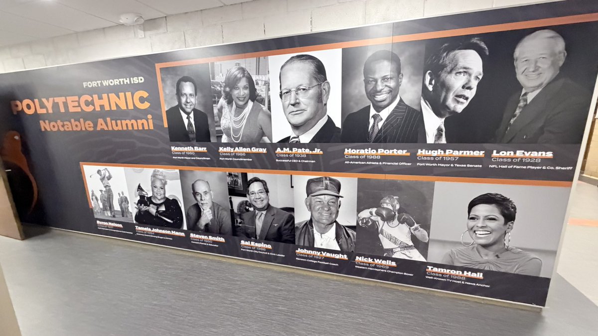 rickhall323's tweet photo. Playing a game at my sisterโs high school and itโs nice to see her on the wall @TamronHallShow yall check out her show #proudbrother https://t.co/PemsXfqmQS