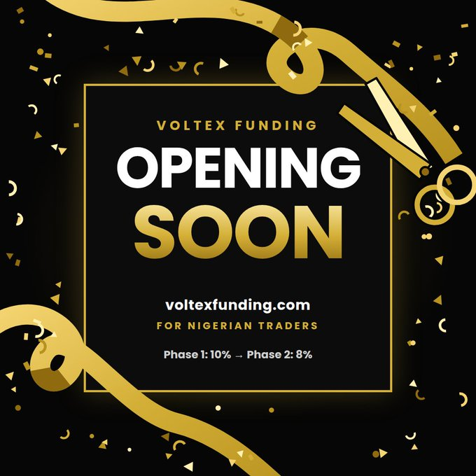 VoltexFunding's tweet photo. Naira-based prop firms already exist in Nigeria. So what's different about VOLTEX FUNDING?

Clear rules. Warnings before a breach. A lighter second phase. 🇳🇬

The details 👇

 #ForexNigeria #US30 #XAUUSD #BTC #VOLTEXFUNDING https://t.co/9yOUNIisvG