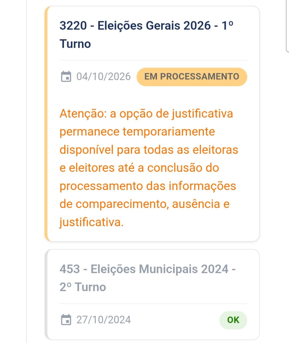 ddlevrythg's tweet photo. @outwrspacez @TSEjusbr O meu ta "em processamento" https://t.co/zIPHVzRg8F
