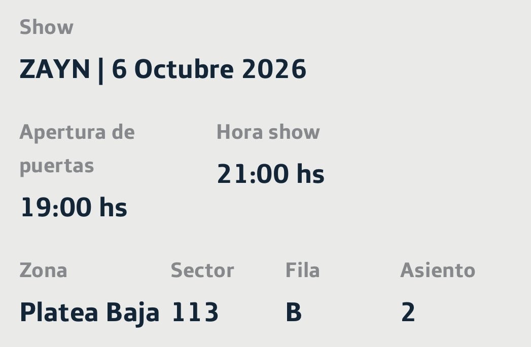 JulietMercau's tweet photo. @espositodemonio Vendo una entrada! https://t.co/lCucAidEj0