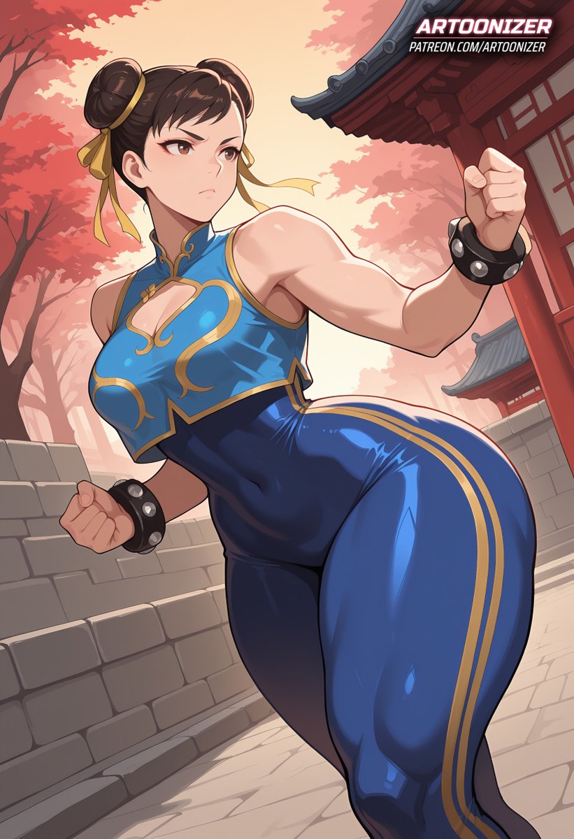 artoonizerSFW's tweet photo. Chun-Li from Street Fighter game series https://t.co/h0uCoBsESg