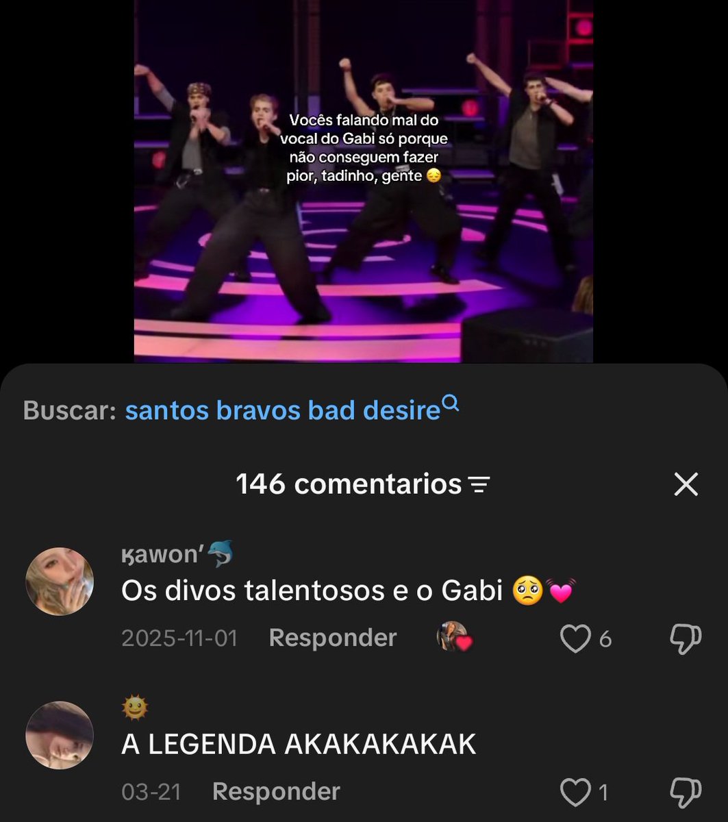 Manu567481's tweet photo. Cuando me dicen que este sujeto es talentoso kakjajshsh es el que peor canta aquí la prueba jajaja los comentarios son una joyaaaaa y son muchos videos burlándose de su """talento""" 🤣🤣🤣 si hubo hate en el debut fue por el sin talento de g
#santosbravos 
#enhypen
#gabibermudez https://t.co/7hlhnCLqmS
