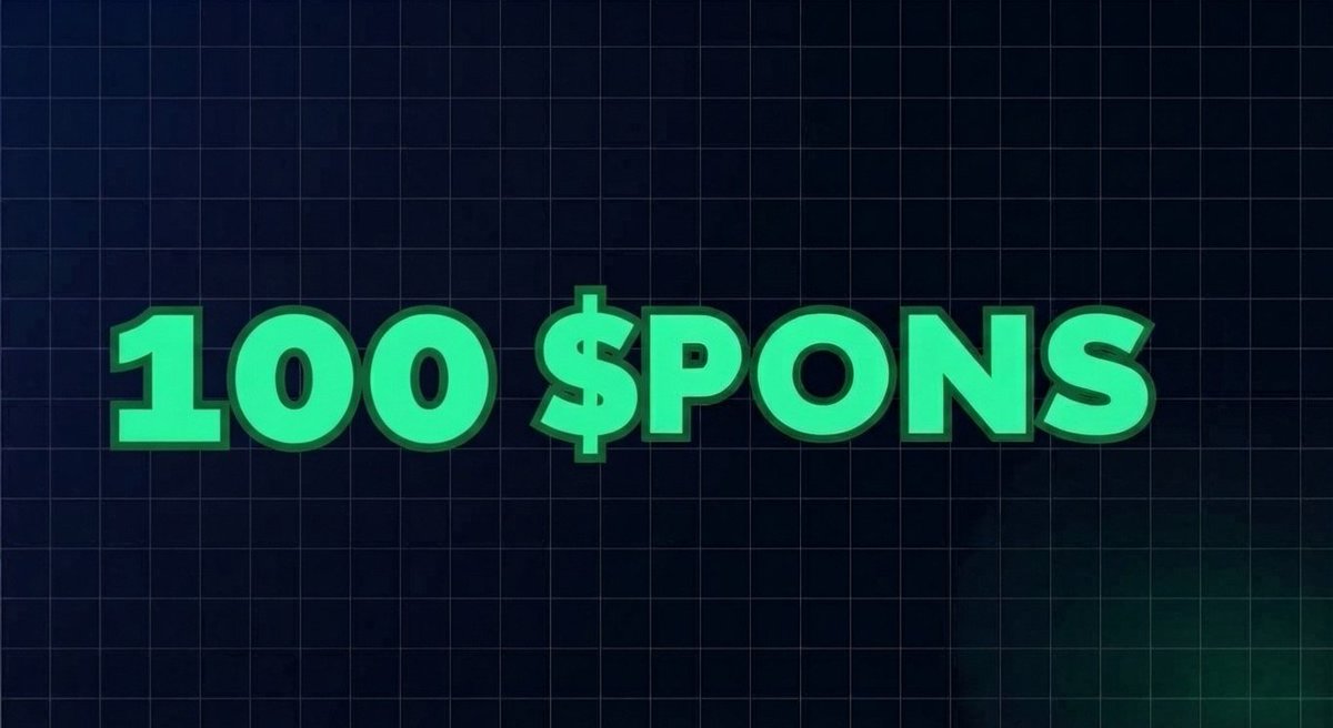 Hue_RH's tweet photo. Big announcement today 😏

FLASH GIVEAWAY to celebrate 🍾

100 $PONS for any user random 🔥

Follow + RT + tag 2 friends with a big brain 🧠 in Robinhood Chain 🟩

Finish in 24H ✅ https://t.co/aDitF0KB8h