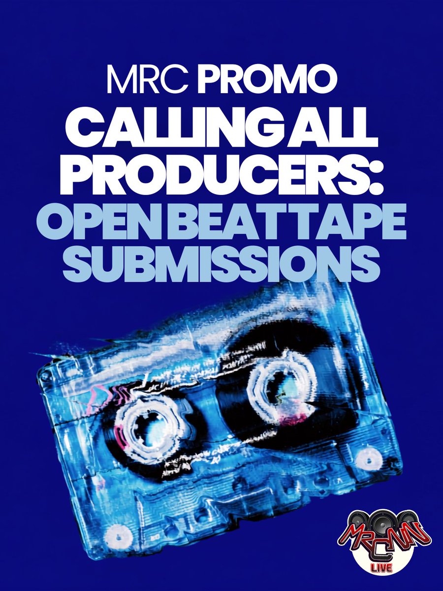 MRCPromotion's tweet photo. ๐ง BEAT TAPE SUBMISSIONS OPEN ๐ง
Looking for: Boom Bap | Lo-Fi | D&B | Dub | Trip Hop
๐ Free Download / Physical USB Bundle Giveaway
๐ฐ Featured in Blogs UP MAG & @invasianmag
๐ฅ Submit 2 beats see below! ๐
#BeatTape #BeatSubmissions #ProducerLife #MusicPromo #HipHop #Beats https://t.co/HR0t94dDjI