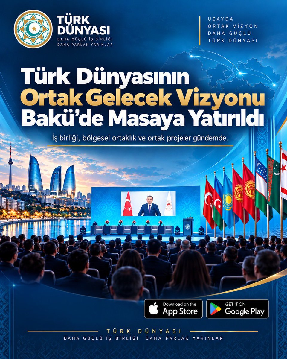 tudsesorg_'s tweet photo. Bakü’deki “Türk Dünyası Diyalogları” paneli, 2026 Ankara Zirvesi öncesinde ortak iş birliği, kültür mirası, medya eş güdümü ve dezenformasyonla mücadeleyi vurguladı. 

Türk dünyası iletişim, teknoloji ve kültürde daha entegre hale geldi.

Detaylar için 👉 https://t.co/9kjbINmUBM https://t.co/xEOgQoU3TA
