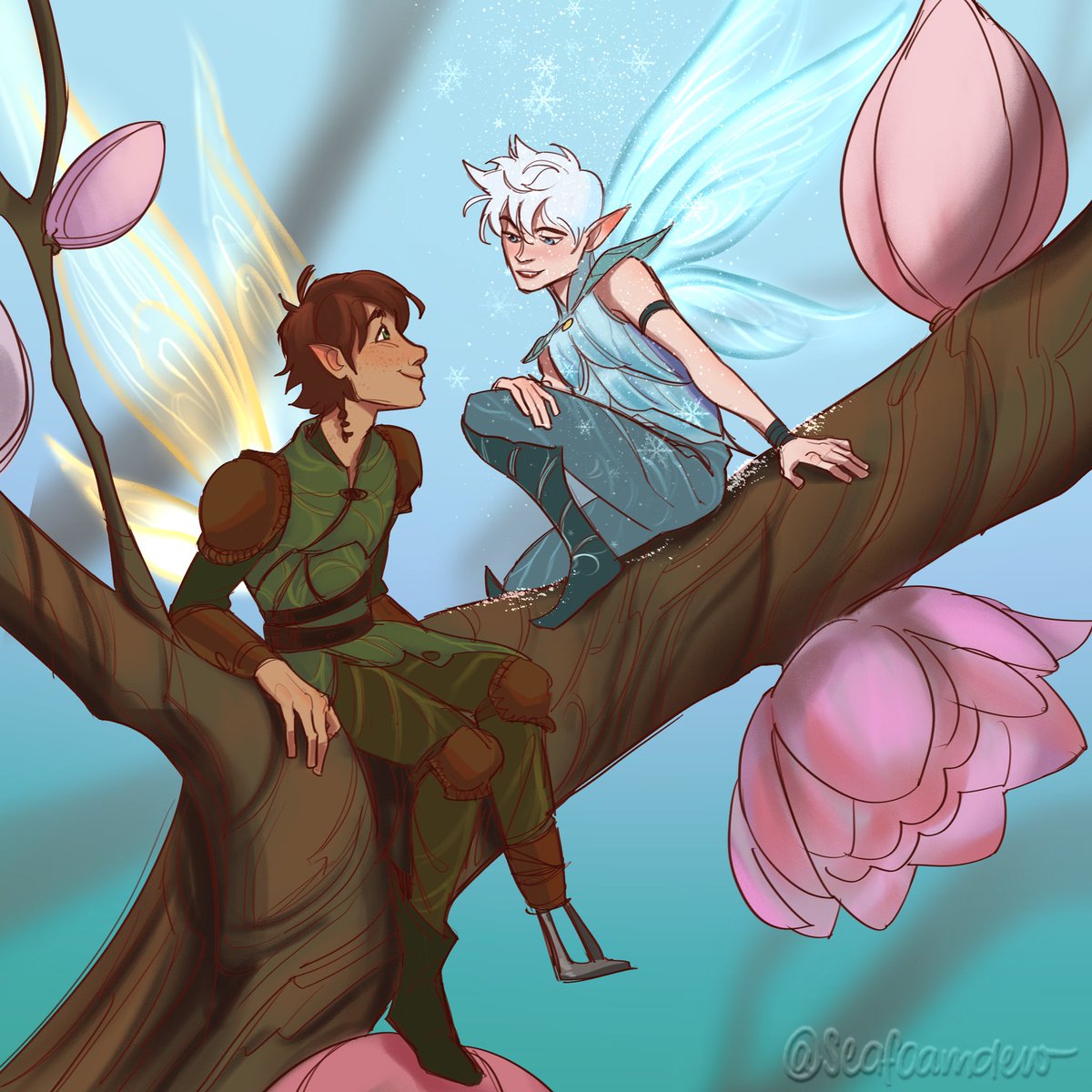 seafoamdew's tweet photo. More faeries‼️(tinkerbell style)

#hijack #frostcup #httyd #rotg #faeriesau https://t.co/0uP3f0F0xS