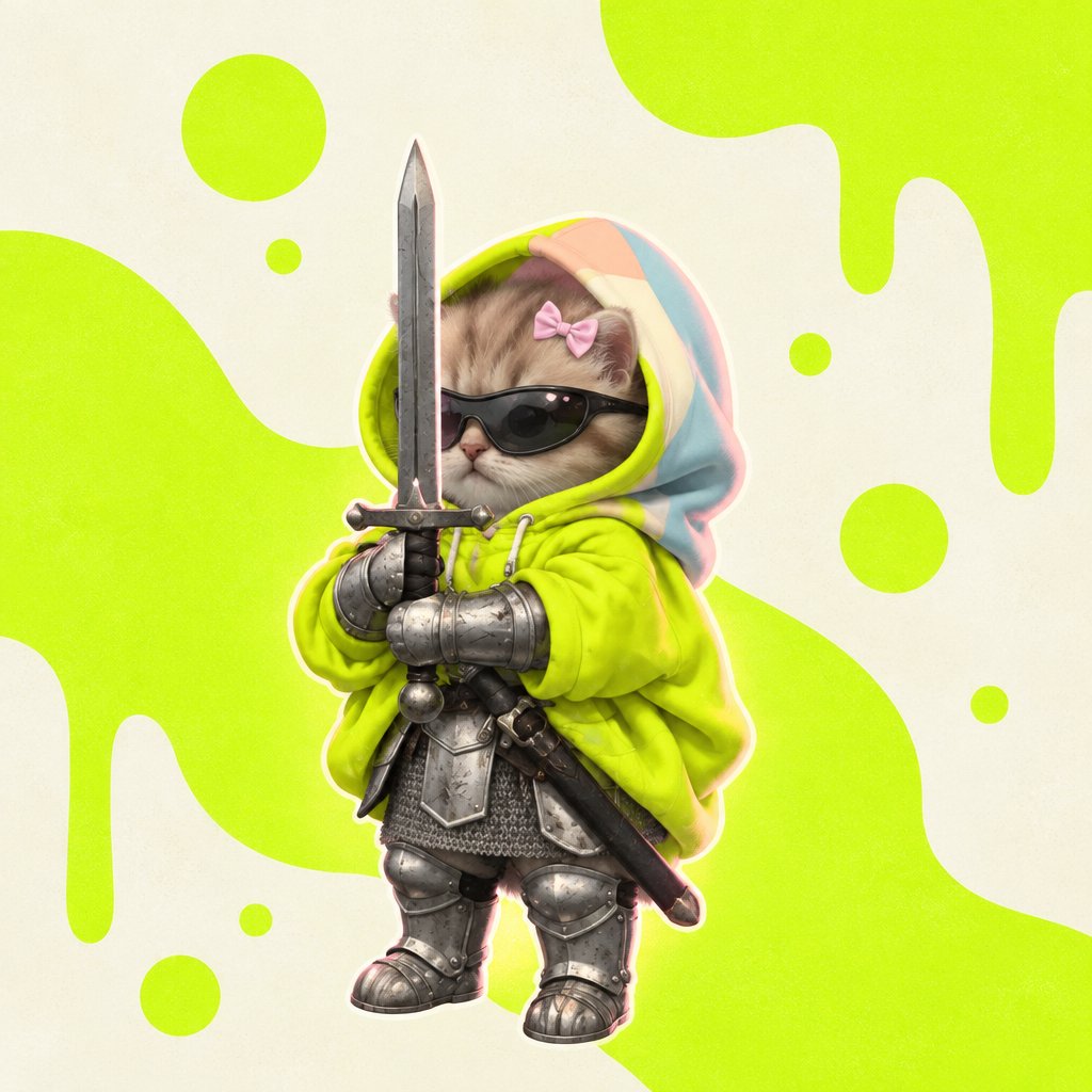 KnightKittenNFT's tweet photo. Robin Street Hood gang ♡

/ᐠ - ˕ -マ  ✧
/ づ⚔  ⋆｡°✩

meow https://t.co/3M2umXAOIP