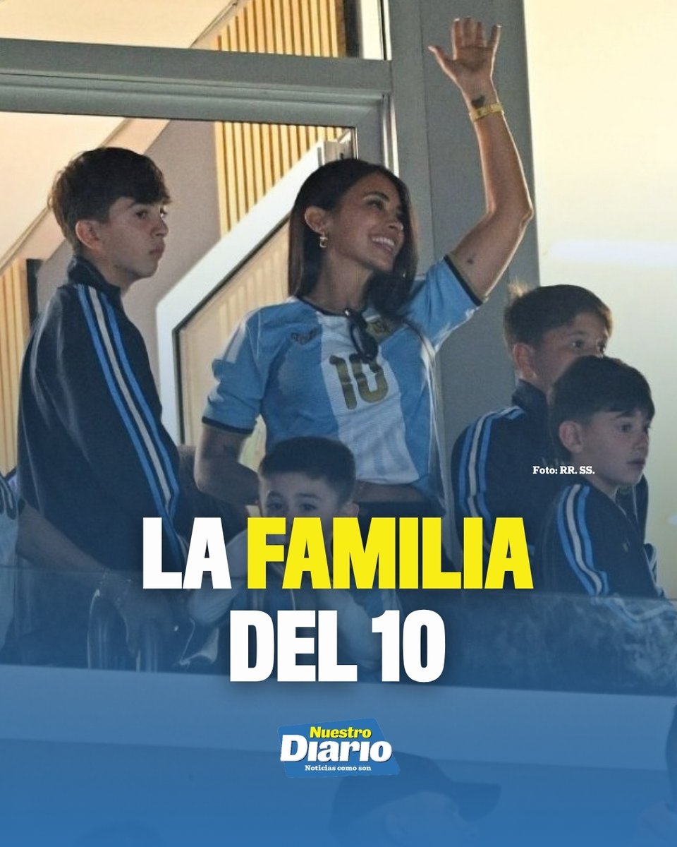 NOCHE ESPECIAL ⚽️🇦🇷🙌🏻 La familia de Lionel Messi ya se encuentra en el palco del estadio Monumental para la despedida de la Albiceleste. 📌 Su esposa Ant…