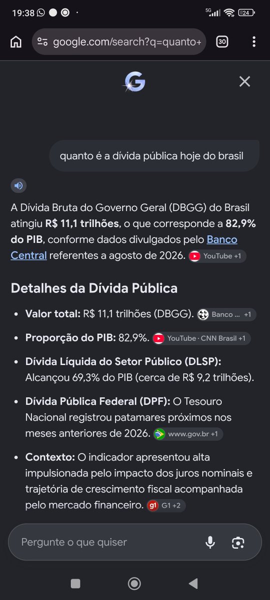KennedyMenos1's tweet photo. @p4ck_wolf @JuniorSome74896 @fernandopai @1uc4s_m1theus Vc falou falou e no fim a dívida pública saiu de quase 6 trilhões pra quase 11,1 skksksksks no fim tudo q vc falou não serviu de bosta nenhuma https://t.co/rSqoW5G3ah