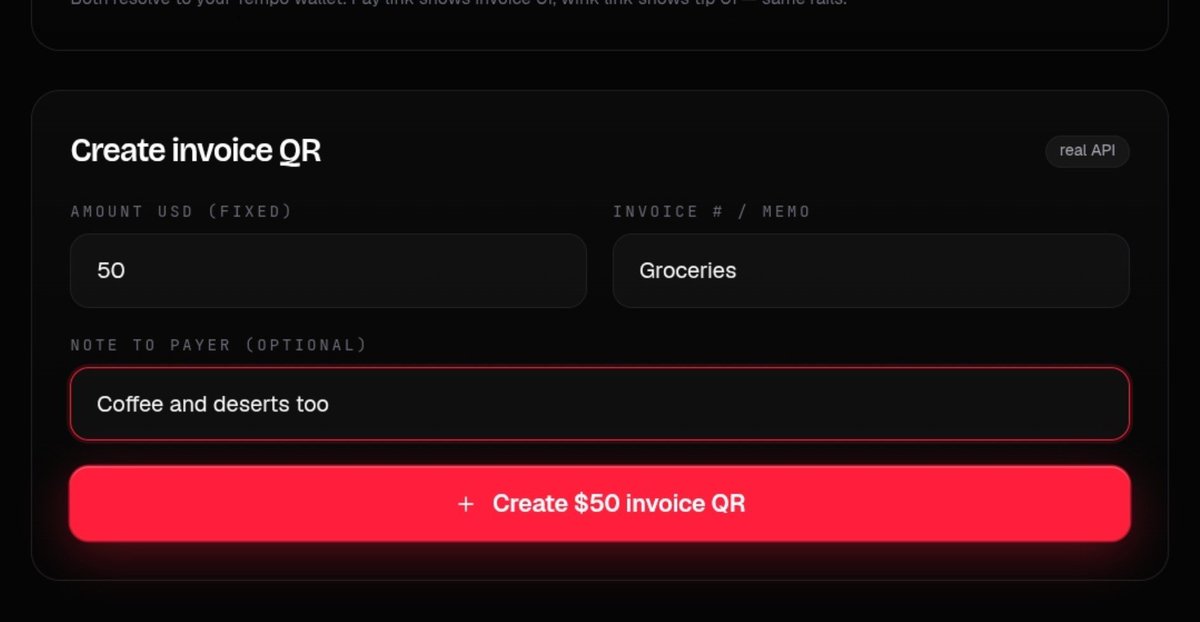 WinkPay_'s tweet photo. Asking for wallet addresses is actually old skool...

  Paying someone via usernames is the neww deal....

    But receiving payments from any chain in that same username is out of this world....

WinkPay is fixing the  web3 payment system...

A user can also generate an invoice, copy the generated link or qr code and sends to the payer...

Goodbye long string addresses