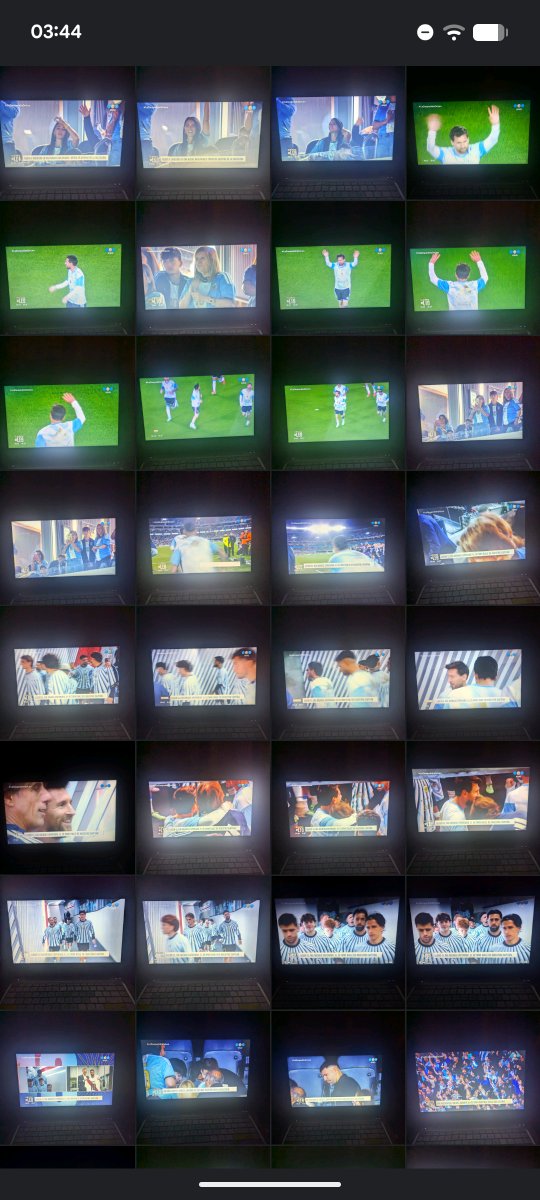 needonegoalfc's tweet photo. taking pictures of messi's farewell game like it's a concert https://t.co/fBJZRgbCxK