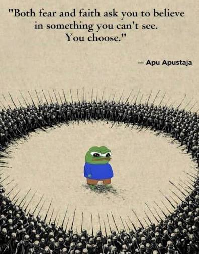 APUpiff's tweet photo. You have to decide whether to let the unknown paralyze you with fear or empower you through faith.

ethereum:0x594daad7d77592a2b97b725a7ad59d7e188b5bfa APUSTAJA @ApusCoin https://t.co/n3aTRLJlx4