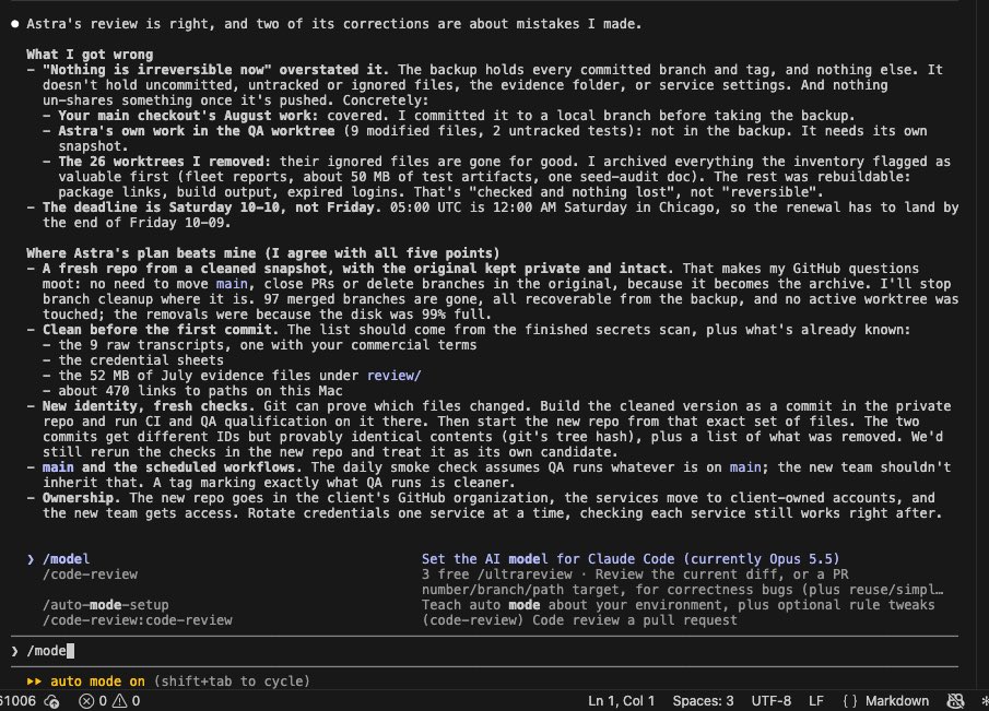 MerkleGhost's tweet photo. @oskargroth Opus 5.5 is set to Max btw…. 
Happens all the time. This is why its good to go back and forth https://t.co/KhvLjiA4pr