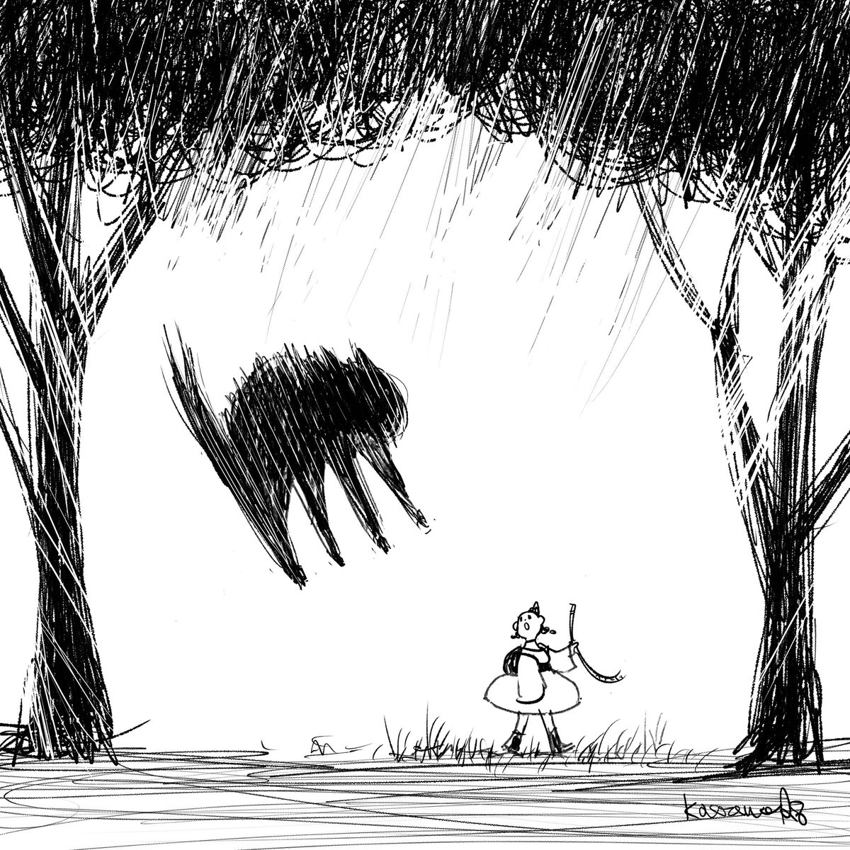 kaeruconet's tweet photo. Inktober 2026 Day7 prompt: Panic
#digitalpainting #digitalpaint #digitalart #digitaldrawing #illustration #illustrator #ballpointpenart #ballpointpen #illustgram #イラスト #イラストレーター #inktober #inktober2026day7 https://t.co/FVg7gOnxmy