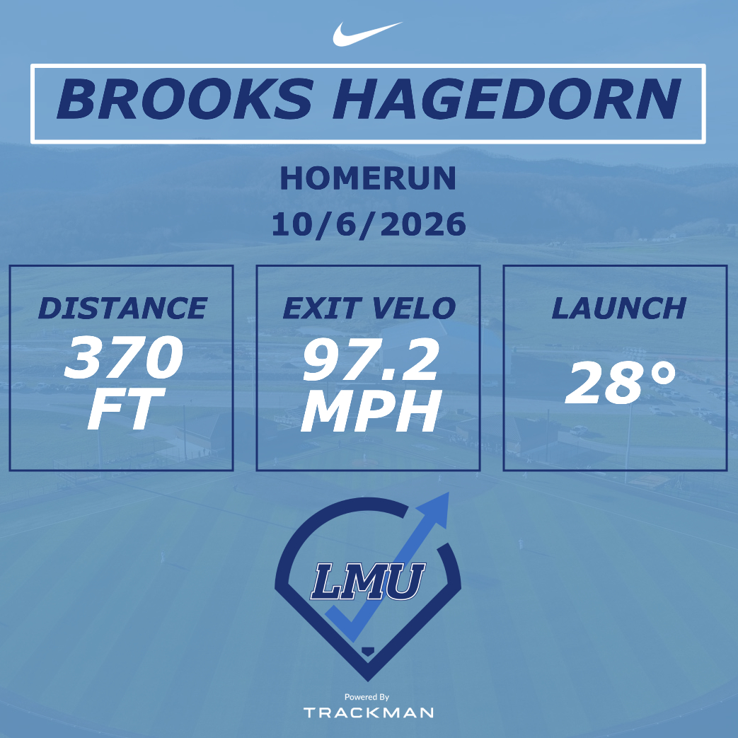 LMUPlayerDev's tweet photo. Brooks Hagedorn goes deep for the first time this fall! 🔥 https://t.co/zUH2fDoPOv