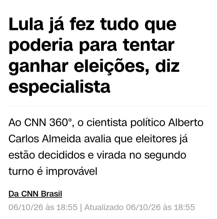 g_garc2's tweet photo. Acabou. Só ele que ainda não se deu conta disso. https://t.co/wU8X1gmIM6