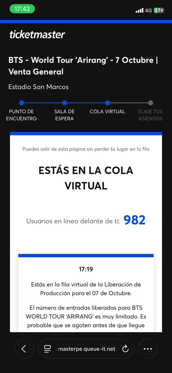 rueful333's tweet photo. GENTE AVÍSENME, YO ESTOY BUSCANDO PARA EL 10, las entradas bts‼️

#BTS_WORLDTOUR_ARİRANG #entradasbts https://t.co/NhceA5Ji8j