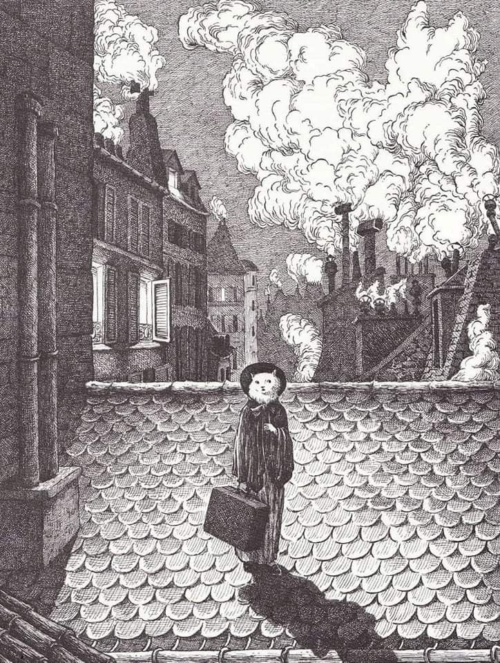 dreamerbook's tweet photo. «The Heartaches of a French Cat» illustration by Barbara McClintock https://t.co/o9VHV4Gpnk