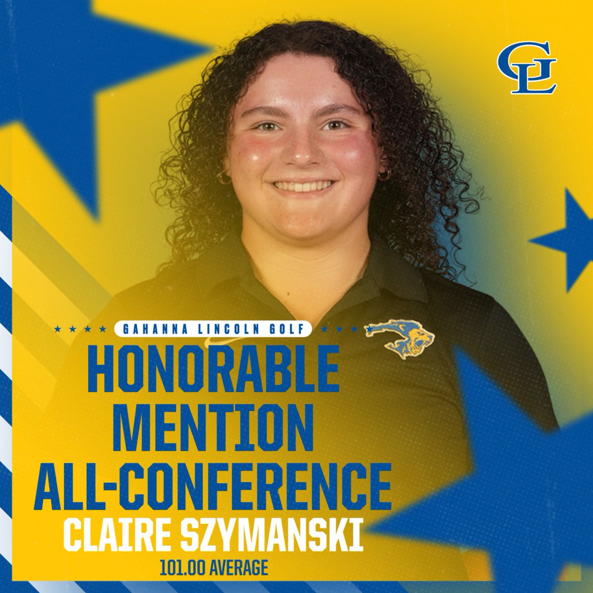 GLHS_Athletics's tweet photo. Look at you, Claire - All-Conference honors! Way to go! We are proud of you. #OnePRIDEOneFamily #LionsLead #Golf #OCC #AllConference https://t.co/1dcXiueo27