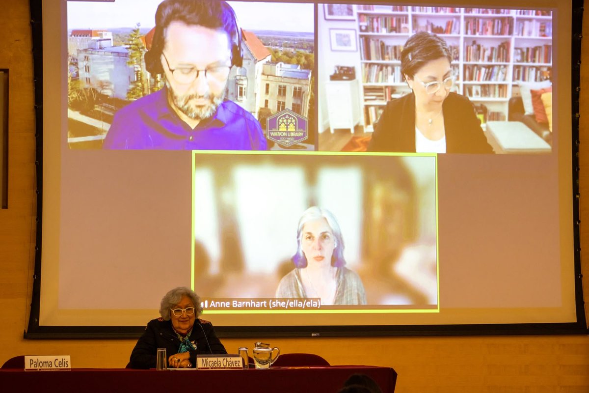 BiblioColmex's tweet photo. Cerramos los trabajos de hoy con la mesa 10 The Seminar on the Acquisition of Latin American Library Materials (SALALM).
https://t.co/9CGwUV8gAH https://t.co/MMhogj7cvC