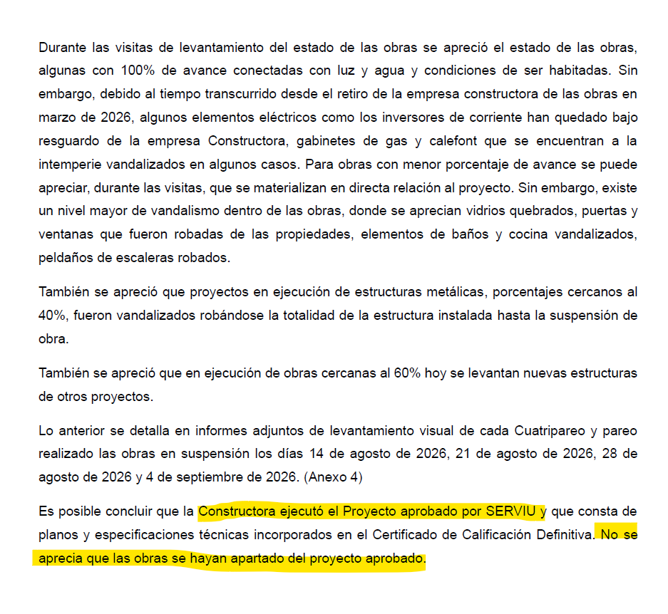 politologista's tweet photo. 🔴 PODUJE DEBE RENUNCIAR 

El peritaje judicial es demoledor:

1⃣ No se observan defectos en la ejecución de las obras y cumple con la normativa.
2⃣ No es necesario demoler.
3⃣ Los errores de diseño fueron aprobados por SERVIU.

El Ministro quedó de mentiroso e ignorante. https://t.co/CRxLekR5P5