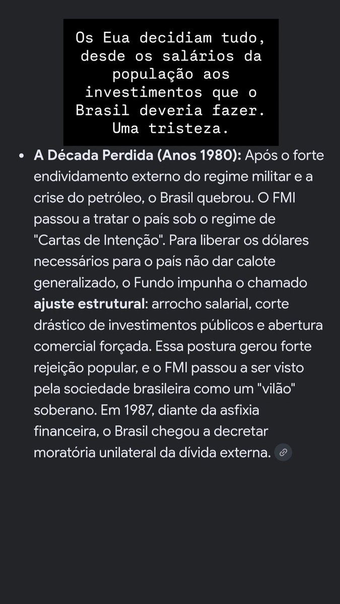 marsolange's tweet photo. @GuJ1menez_ Pesquisa sobre a dívida do FMI que o Brasil tinha. Já fomos capachos dos EUA, era o FMI quem decidia onde colocaríamos nossos recursos. Quem nos livrou disso foi Lula, em 2005. Flavio quer nos devolver para esse lugar. https://t.co/hkJe2eWpYy