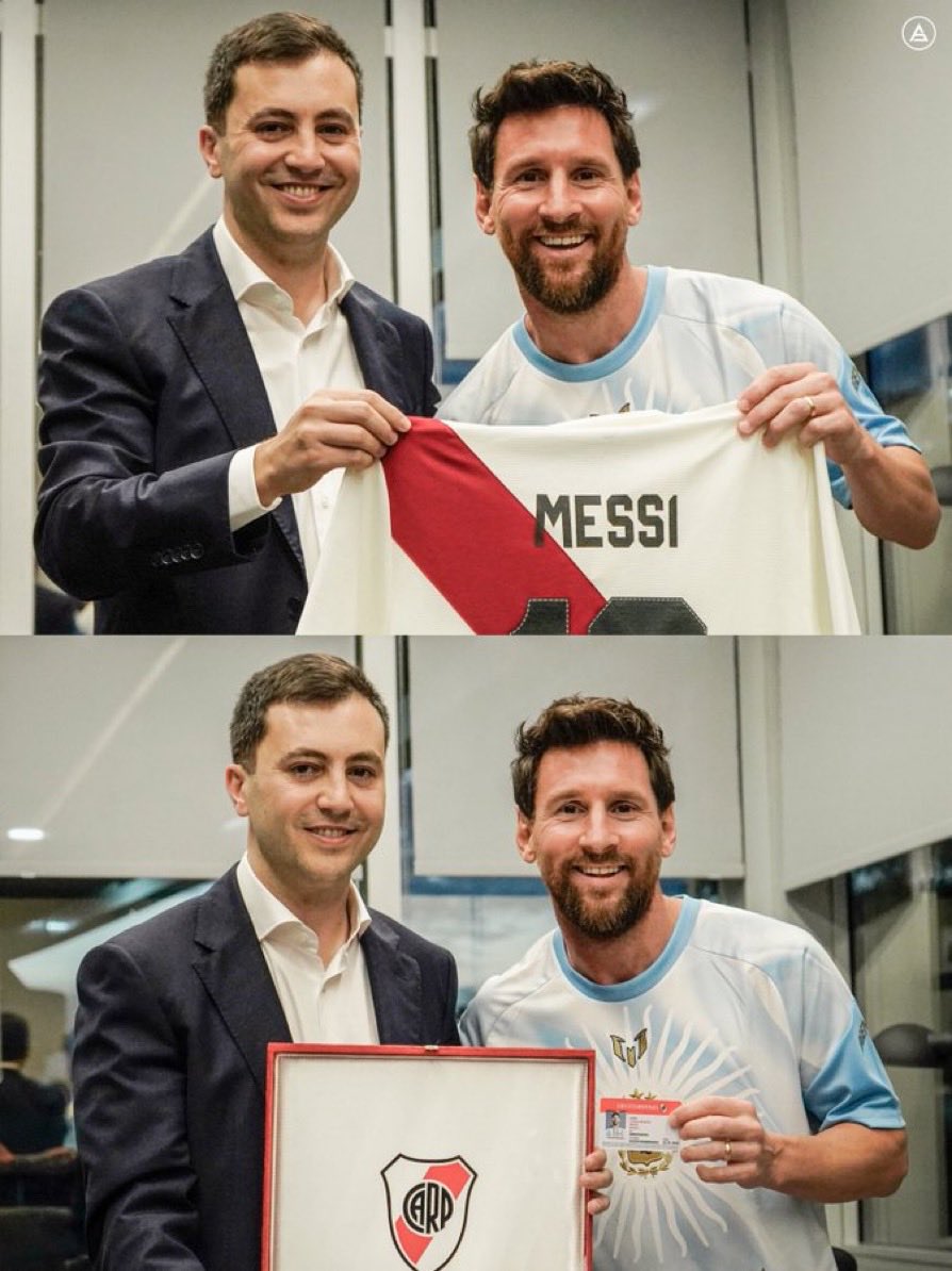 Termontiel_'s tweet photo. Como vos, como yo, como tus viejos, como los Labruna y como los Ortega, Lionel Andrés Messi es SOCIO del Club Atlético River Plate.

El Monumental es tu casa. https://t.co/WcgfMmnslr