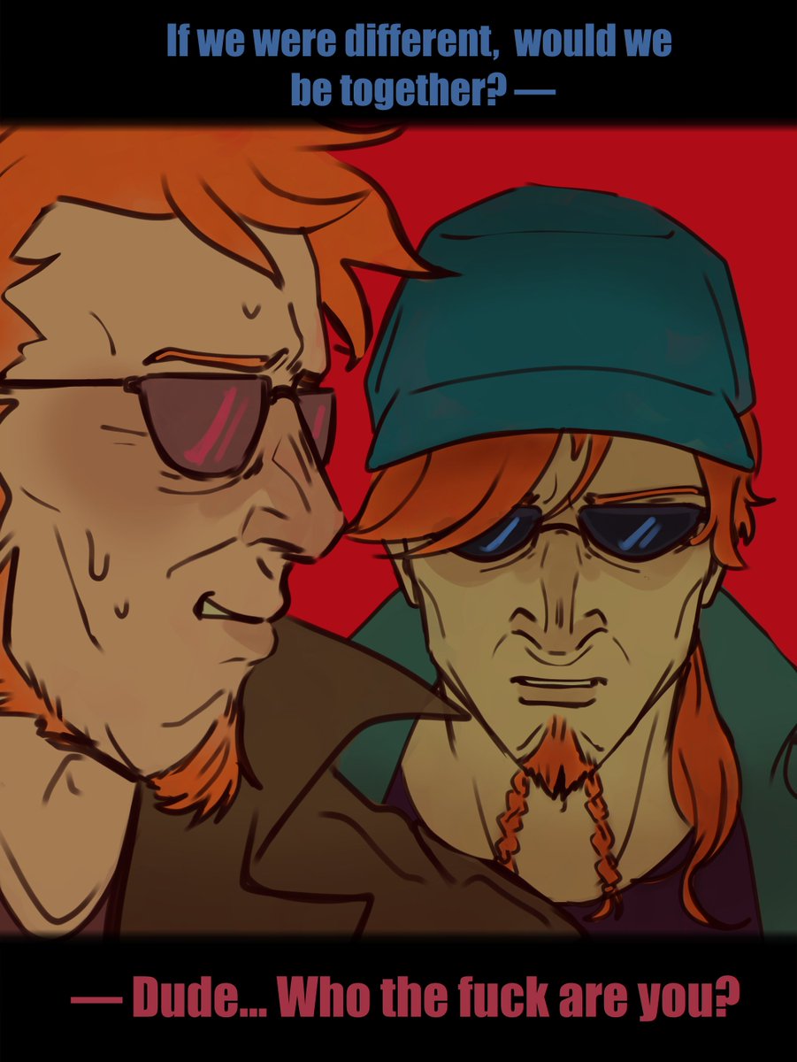KirjaOgurchik19's tweet photo. I thought they looked pretty similar.
postal ( #p14 n #comicdude x #postal2 (beta) idk what to call them, but this #dudecest ) https://t.co/r026YyFKcn